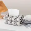 Caja de Pañuelos de Cerámica Creativa Nórdica para Malvaviscos Sala de Estar Mesita de Noche Caja de Almacenamiento de Pañuelos Nueva Caja de Pañuelos con Diseño de Nicho