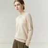 100% cachemira pura, diseño elegante y minimalista, efecto adelgazante, capa base versátil, suéter cálido de manga larga, top de punto
