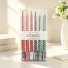 Velas de colores con mecha larga y rosca de 10 pulgadas 25 cm Paquete de 6 sin humo para uso doméstico, cena, boda, decoración Velas de parafina al por mayor