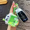 Llavero de Máquina de Garra de Animales Creativo y Divertido Panda de Dibujos Animados Lindos Shiba Inu Juguete de Descompresión Colgante para Bolsa de Estudiante