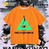 Delta Juego Acción Weilong Periférico Ropa Camiseta de Manga Corta para Niños Verano Unisex Camiseta Básica para Estudiante Top 9