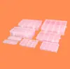 Caja de Plástico Transparente de 12 Compartimentos, Múltiples Especificaciones, para Joyería, Juguetes, Embalaje de Cuentas, Tornillos de Ferretería, Accesorios de Pesca, Caja de Almacenamiento