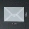 Envelopes de papel glassine transparente fosco de alto valor em estoque convite de cartão postal de casamento retrô armazenamento de envelope translúcido