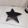 Clip Pentagonal de Estrella Estilo Dopamina Colorido Clip de Tiburón para Cabello de la Parte Posterior de la Cabeza para Mujer Horquilla Dulce que Combina con Todo Tocado