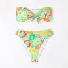 Top Tubo Europeu e Americano Maiô com Fenda Feminino Costas Nuas Sexy Slim Costas Cintura Alta Biquíni Comércio Exterior Maiô Xingcheng Atacado