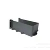 Cajón de accesorios de baño Desagüe Lavabo en forma de U Anillo de sellado de borde en forma de U Cajón de gabinete de baño Deflector Ranura en forma de U