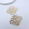 Acessórios para Joias DIY Estilo Antigo Coroa de Cabelo de Noiva Grampo de Cabelo Material Cobre Banhado a Ouro Peça de Flor de Nuvem Peça de Base Longa