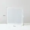 Caja de almacenamiento de chicles al por mayor caja de plástico transparente caja rectangular PET bib tamaño pequeño caja para piezas pequeñas caja de pp