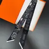 Bufanda Larga de Seda de 120 cm Estilo Chanel para Mujer, para Envolver Asas de Bolso, Cinta Larga para Decoración, Diadema