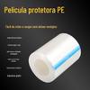 Fornecimento de película eletrostática PE não pegajosa de 3 fios espessos à prova de poeira à prova de arranhões película protetora de PE transparente de concha de plástico de alto brilho