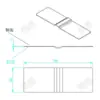 Conector de lengüeta para batería de litio alta corriente alta potencia celda única lámina compuesta de cobre-aluminio lámina de aluminio soldadura láser barra colectora de cobre-aluminio