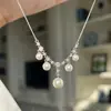 Nuevo Estilo Collar Inteligente de Perlas y Circonita para Mujer, Cadena para Clavícula de Moda, Elegante, Estilo Lujo Ligero, Diseño de Nicho, Cadena para el Cuello Impresionantemente Hermosa