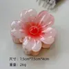 Presilha de Cabelo Flor de Ovo para Mulheres, Prendedor de Cabelo Shark Clip Elegante para Meio Preso, Acessório de Cabelo de Praia