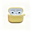 Adequado para o Novo Fone de Ouvido Bluetooth da Apple AirPods Pro3 Capa Protetora de Silicone Capa Protetora Fina Cor Sólida Fundo Arredondado