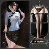 República de China Noche Dorada Lencería Sexy para Mujer Cheongsam Lencería Sexy Coqueta Conjunto de Puro Deseo