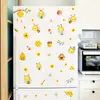 Br1455C Mel de Abelha Fresco e Vibrante Desenho Animado Q Fofo Adesivo de Parede Autoadesivo Cozinha Quarto de Crianças Decoração de Casa Adesivo