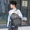 Mochila de Viagem Elegante e Simples para Homens e Mulheres, Leve e Versátil, Durável em Tecido Oxford para Estudantes, Bolsa para Computador Escolar