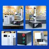 Reclutando agentes sinceramente Máquina de marcado láser UV de 5W de escritorio para vidrio, cristal, cerámica, grabado de hojas especial
