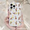 Capa de Celular Banana Macaco 16e 15ProMax Apple 12 Transfronteiriça iPhone14 Comércio Exterior 11 Transparente 13 Macia Xr