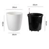 Macetas Auto-Riego Perezosas Transfronterizas, Macetas Grandes de Plástico para Uso Doméstico, Macetas Sencillas para Plantar en Interiores y Exteriores, Macetas de Resina