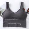Chaleco de Espalda para Belleza Deportiva Envolviendo el Pecho Ropa Exterior A Prueba de Golpes Ropa Interior de Yoga para Mujer Talla Extra Grande Ropa Exterior Versátil Tirantes para Mujer Sin Tirantes