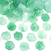 Novo Pingente de Folha Acrílica Verde Pequeno Transparente Versátil Folha DIY Feito à Mão Acessórios de Material para Joias Retrô