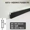 Rodapé Luminoso de Liga de Alumínio Ultra-estreito 2cm Minimalista Invisível Tira de Luz de Silicone Linha do Chão Linha do Pé Curva