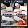 Nueva herramienta de afilado multifunción piedra de afilar cuchillo y tijeras domésticos afilado rápido afilado manual afilador de cuchillos de cocina