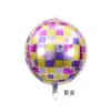 Globo de película de aluminio 4D bola globo redondo decoración de boda fiesta de cumpleaños globo de papel de aluminio venta al por mayor