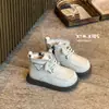 Outono 2026 Novas Botas Martin Infantis Moda Estilo Britânico Solado Macio Botas de Bebê