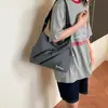 Bolsa de Ombro Nova Transfronteiriça Moda Casual Street Tendência Versátil Bolsa Transversal Grande Capacidade Leve Bolsa Tote para o Dia a Dia