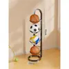 Rack de Armazenamento para Basquete Doméstico Interno Simples de Chão Dobrável Rack de Armazenamento para Futebol Vôlei Rack de Armazenamento para Bolas Infantis