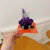 Nuevo Sombrero de Halloween: Diadema de Felpa Cabeza de Fantasma de Calabaza, Diseño Único y Exquisito, Disfraz de Cosplay, Accesorio Divertido para el Cabello para Mujeres