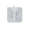 Gancho adhesivo transparente fuerte pegamento de esponja gancho sin costuras sin clavos pared baño gancho creativo venta al por mayor