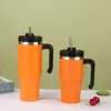 Taza de Coche Seleccionada Cuidadosamente de 20 oz 30 oz con Asa Termo de Acero Inoxidable 304 Taza con Popote Regalo de Negocios Taza de Agua