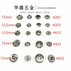 [Huayuan Hardware] Fábrica 831 633 201 203 Metal Quatro Botões Acessórios para Roupas Fivela de Costura Fivela de Emergência