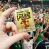 Mascota Copa del Mundo 2026 Oro Puro 999 Tarjeta de Oro Pegatina para Teléfono Móvil Fútbol Holográfico Láser Tarjeta de Oro Personalización Empresarial