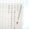 Papel Xuan de caligrafía roja de cuerpo dorado fino de mil caracteres Song Huizong, copia de caligrafía, Xuan antiguo, pluma suave para adultos, práctica de caligrafía