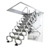 Escalera telescópica para ático, plegable invisible, multifuncional, fácil de usar, escalera elevadora interior para villas dúplex
