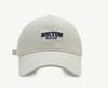 Gorra de Béisbol Bordada con Letras de Marca de Moda para Mujer, Estilo Coreano, Gorra de Visera de Pato Adelgazante para el Rostro, Versátil y Oversize