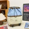 Mochila Deportiva al Aire Libre con Cordón de Moda Mochila Casual Ligera de Gran Capacidad Nueva Tendencia Mochila Escolar con Cordón para Niños