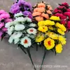 24 Peônias, Buquê do Festival Qingming, Buquê de Peônias, Atacado de Suprimentos Funerários e Sacrificiais, Fábrica de Flores de Seda para Oferta em Túmulos