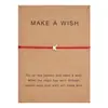 Pulseira de Cartão de Papel Simples e Elegante Makeawish Borboleta Tecida Ajustável Joias Atacado Feito à Mão Tecido Estilo Casal