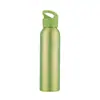 Nueva botella de agua deportiva portátil de estilo americano de alta gama para senderismo y ciclismo, tetera de aluminio de una sola capa