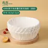 Molde de Papel de Aceite Vasco No Plegable 4/6/ 8 pulgadas Forros de Papel para Pastel Empaque de Postre para Hornear Almohadillas de Papel Antiadherentes a Prueba de Aceite