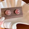 Brincos Novos Estilo Luxo Leve Pedra Colorida Ágata Retrô para Mulheres, Design Versátil de Nicho com um Toque de Luxo de Alto Padrão