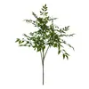 Planta Verde Artificial Nandina Bambú Planta en Maceta, Flor de Decoración de Piso de Sala de Estar Interior de Lujo de Gama Alta, Planta Artificial a Gran Escala, Árbol Falso