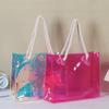 Bolso de PVC con Láser Bolsa de Regalo de Dulces para Boda Bolsa Transparente de Gelatina de Celebridad de Internet en stock Venta al por Mayor
