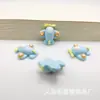Desenho animado fofo pequeno avião brilhante acessórios de resina diy cola de creme capa de celular adesivo de geladeira material para joias de grampo de cabelo