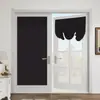 2026 Venta Directa de Fábrica Nueva Comercio Exterior Transfronterizo Producto Terminado Cortina de Puerta Cortina Corta de Alta Precisión Color Sólido Cortina Opaca Velcro Luo